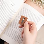 Personalized Pencil Bow Cartoon Character Multicolor Magnetic Bookmark Clip with Name Reading Stationery Supplies Teacher's Day Gift for Teachers