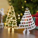 Personalisierte Weihnachten Familie Baum Acryl Plaque mit 1-8 Namen und Jahr Home Decor Festival Weihnachten Geschenk für Familie Freund