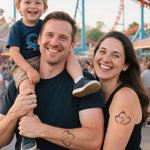 Tatuaggio temporaneo personalizzato impermeabile e non tossico a forma di cuore con nomi, set di 15 tatuaggi per la festa della mamma e il compleanno della nonna.