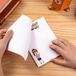 Personalized Pencil Apple Cartoon Character Notepad with Name Stationery Supplies Teacher's Day Gift for Teachers