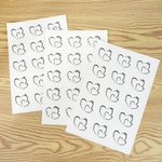 Tatuaggio temporaneo personalizzato impermeabile e non tossico a forma di cuore con nomi, set di 15 tatuaggi per la festa della mamma e il compleanno della nonna.