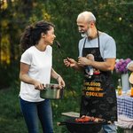 Gepersonaliseerd Grappig MR. GOOD LOOKIN Gezichtsfoto Barbecue Waterdicht Verstelbaar Herenschort met Naam Vaderdag Verjaardagscadeau voor Man BBQ Master