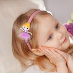 Personalized Personalized Handmade Ballerina Doll Headband Ballerina hair clip Gift for Ballerina Girl 