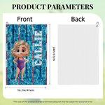 Gepersonaliseerde 3D Cartoon Karakter Zwembad Zachte Sport Handdoek met Naam en Ophang Clip Sport Accessoires Verjaardagscadeau voor Jongens Meisjes