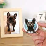 Personalised 3D Cartoon Dog Magnetic Phone Grip with Name Phone Accessory Birthday Anniversary Gift for Dog Mom Dad Pet Lovers