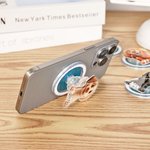 Personalised 3D Cartoon Dog Magnetic Phone Grip with Name Phone Accessory Birthday Anniversary Gift for Dog Mom Dad Pet Lovers
