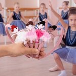 Personalized Personalized Handmade Ballerina Doll Headband Ballerina hair clip Gift for Ballerina Girl 