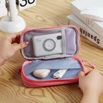 Organizzatore cavi personalizzato doppio strato con nome e fiore di nascita, portatile da ufficio e viaggio - Regalo di compleanno per donne