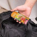 Personalised Artistic Watercolour Flower Stripe Design Luggage Handle Wrap with Name Set of 2 Travel Accessories Birthday Gift for Family Friends