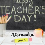Personalized Pencil Acrylic Name Plate with Name and Text Office Supplies Desk Decor Teachers' Day Birthday Gift for Teacher Educator