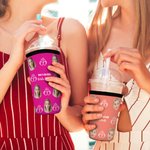Personalisierte Porträtfoto Fußball Basketball Tennis Sport Design kann Kühlerhülse mit Namen und Text Geburtstag Party Geschenk für Freunde Familie