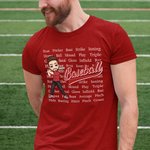 Personalized Baseball Cartoon Character Soft T-shirt Sweatshirt with 1-11 Names Game Day Team Accessory Birthday Gift for Friends Coach Teammates