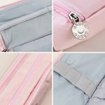 Personalised Large Capacity Pencil Apple Three Compartments Name Pencil Case Pouch Bag School Supplies Back to School Gift for Kids