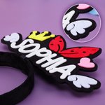 Henkilökohtainen Crown Star Nylon Huopa Headband Banner nimi Musiikkifestivaali Party syntymäpäivälahja perheen ystävä
