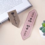 Clip segnalibro magnetica in pelle PU personalizzata con nome Utensili per la lettura Regalo di compleanno del club del libro per i lettori.