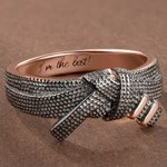 Bague en Argent Sterling Personnalisée avec Nom Gravé Anneau Forme Ceinture de Karaté Taekwondo Cadeau Anniversaire pour Amateurs Karaté