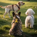 Arnés ajustable personalizado para perros con número deportivo y nombre regalo de cumpleaños para amantes y dueños de perros
