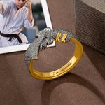 Bague en Argent Sterling Personnalisée avec Nom Gravé Anneau Forme Ceinture de Karaté Taekwondo Cadeau Anniversaire pour Amateurs Karaté