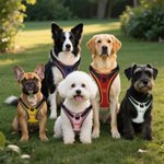 Arnés ajustable personalizado para perros con número deportivo y nombre regalo de cumpleaños para amantes y dueños de perros