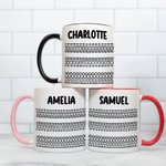 Personalised Hidden Message Fuck This Shit 11 oz Ceramic Coffee Mug with Name Funny Birthday Office Gift for Friends Colleagues