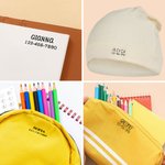 Timbro autoinchiostrante personalizzato in tessuto con nome e numero per uso quotidiano regalo di compleanno per bambini madri e nonne