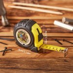 Misuratore a nastro fotografico personalizzato con cinturino da polso e testo Accessori per la misurazione Regalo di compleanno per la festa del papà Architetti Crafter
