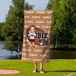 Personalised Sports Ball Cartoon Character Quick Dry Oversized Beach Towel with Name Travel Vacation Essentials Birthday Gift for Sports Lover