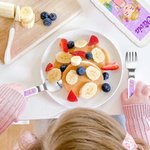 Personalized Cute Cartoon Kid Safe Stainless Steel Fork Spoon Knife 3 Pcs Cutlery Set with Name and Case Back to School Birthday Gift for Boys Girls