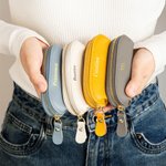 Borsa piccola personalizzata con nome, in pelle multicolore, accessorio per viaggio - Regalo ideale di compleanno e festa della mamma per donne