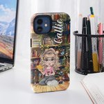 Etui de téléphone personnalisé pour iPhone ou Samsung avec nom Cadeau d'anniversaire pour la famille et les amis
