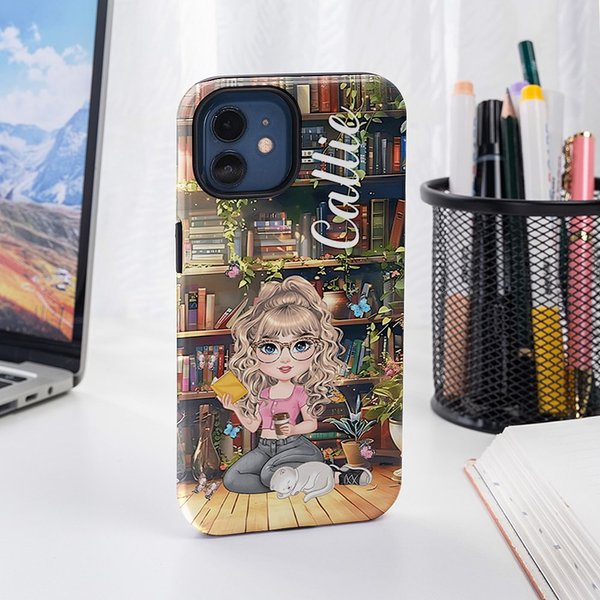 Etui de téléphone personnalisé pour iPhone ou Samsung avec nom Cadeau d'anniversaire pour la famille et les amis