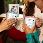 Personlig hjärta Nanny Jag älskar dig 11 oz keramisk kaffemugg med text pensionering jul födelsedagspresent för Nanny