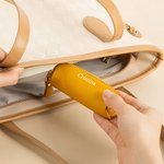 Borsa piccola personalizzata con nome, in pelle multicolore, accessorio per viaggio - Regalo ideale di compleanno e festa della mamma per donne