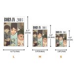 Personalisierte Retro Film 1-4 Fotos Building Block Puzzles mit Namen und Jahr Home Decor Jahrestag Geburtstag Geschenk für Familie Freunde