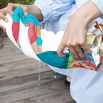 Toalla de playa personalizada de secado rápido con personaje de buceador de dibujos animados y foto facial esencial para viajar regalo para niños