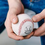 Personalised Baseball Field Bats Gloves Design Baseball with Name and Number Birthday Father's Day Team Gift for Dad Baseball Player