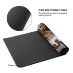 Gepersonaliseerde 8 foto's Collage Non-slip groot formaat bureau mat muismat kantoor accessoire verjaardagscadeau voor studenten collega's vrienden
