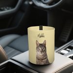 Personalized Pet Face Photo Car Multi-Colour Hanging Trash Can with Name Auto Accessories Pet Party Birthday Gift for Pet Owners