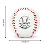 Personalised Baseball Field Bats Gloves Design Baseball with Name and Number Birthday Father's Day Team Gift for Dad Baseball Player