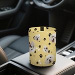Personalized 1-3 Pet Face Photos Cute Paws Hanging Car Trash Can Auto Accessories Travel Birthday Gift for Pet Lovers