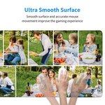 Gepersonaliseerde 8 foto's Collage Non-slip groot formaat bureau mat muismat kantoor accessoire verjaardagscadeau voor studenten collega's vrienden