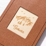 Personalized Engraved Animal Navigation Pattern Portable Cribbage Board with Wooden Pegs Camping Outdoor Activities Birthday Gift for Cribbage Lovers