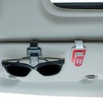 Personalised Multicolour Monogrammed Car Sunglasses Holder Sun Visor Clip Birthday Anniversary New Car Gift for Car Owner