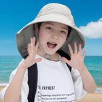 Sombrero de cubo transpirable bordado con animal personalizado para niños con nombre Accesorio de verano Regalo de cumpleaños y vacaciones para niños y niñas