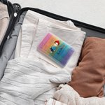 Personalized Birth Flower Cartoon Characters Portable Weekly Pill Organizer Box with Name Daily Travel Storage Medication Gift for Family Friends