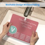 Personalized Initial Multicolor Mouse Pad with Name and Text Office Supplies Desk Accessory Appreciation Birthday Gift for Administrative Staff
