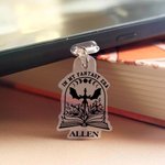 Personalized Book Dragon Charm Anti-Dust Plug Cover Accessory for iPhone Micro USB Type C Device Birthday Gift for Friend Family