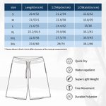Personalized Hawaiian Theme  Palm Trees Beach Shorts with Pet Photo and Drawstring Summer Travel Vacation Essential Birthday Gift for Men Pet Lovers