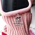 Personalized Book Dragon Charm Anti-Dust Plug Cover Accessory for iPhone Micro USB Type C Device Birthday Gift for Friend Family