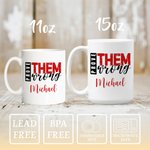 Personalised Christian Theme 11 oz 15 oz Ceramic Coffee Mug with Name Home Decor Baptism Birthday Gift for Christians